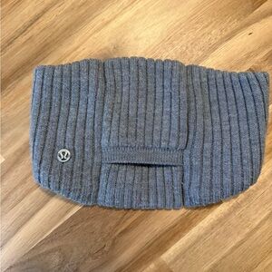 Lululemon grey Ribbed Knit ear Warmer